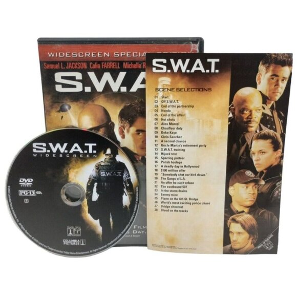 SWAT Widescreen Special Edition Samuel L Jackson Colin Farrell Columbia Pictures - Picture 1 of 4